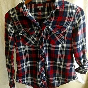 Charlotte Russe, Size M, Woman's, like new. Sleeve buttons up